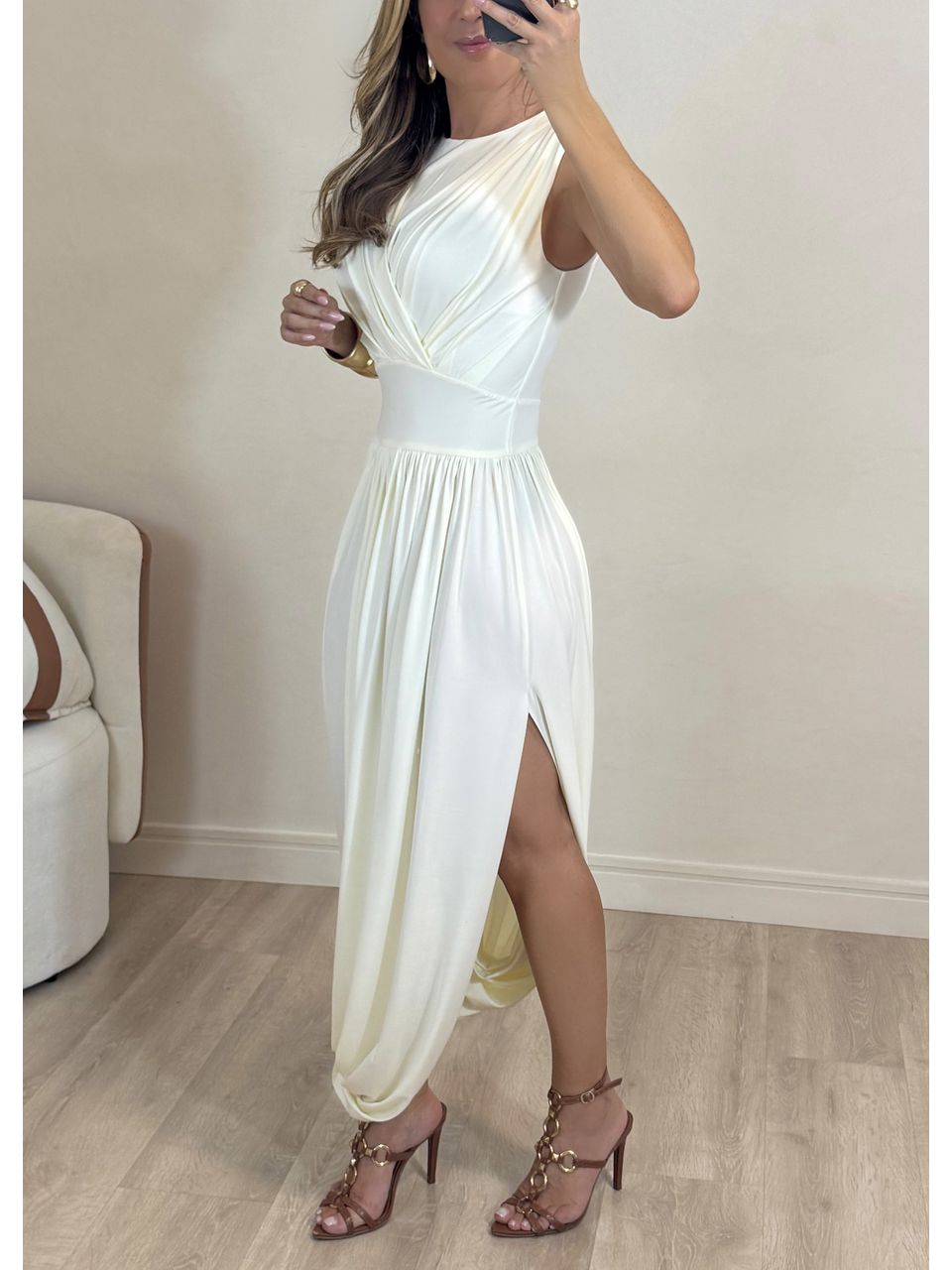 Vestido Drapeado Yasmin