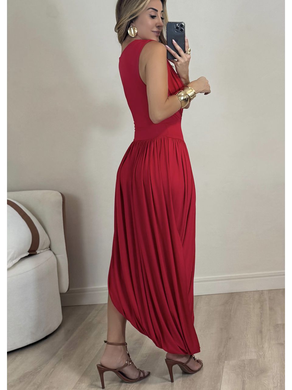 Vestido Drapeado Yasmin