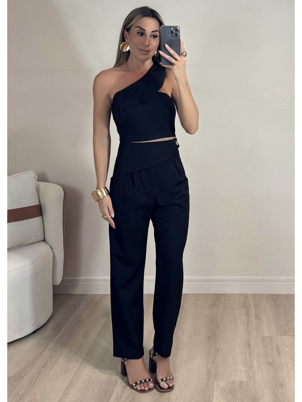 Conjunto Top Olívia