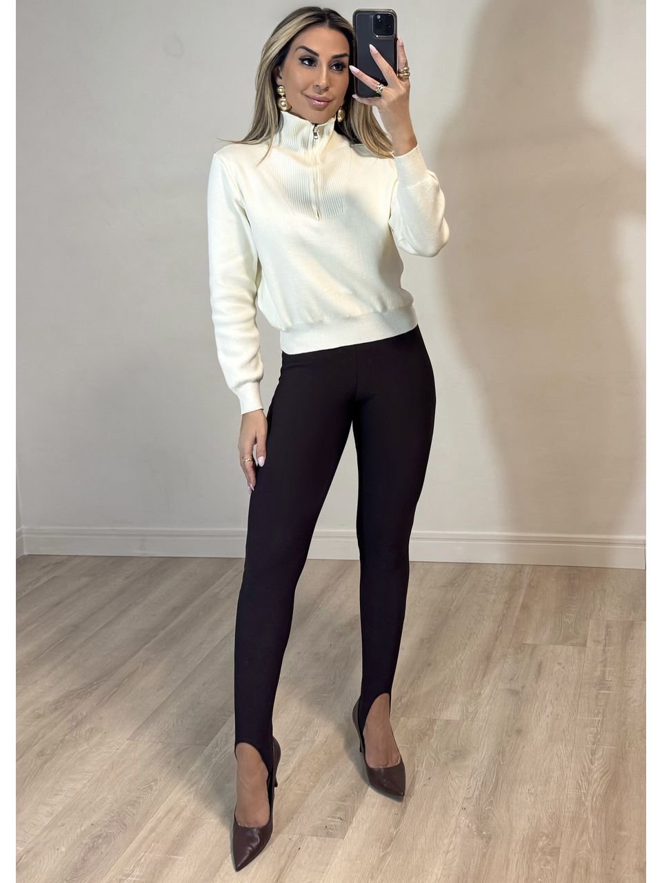 Calça Legging Pezinho