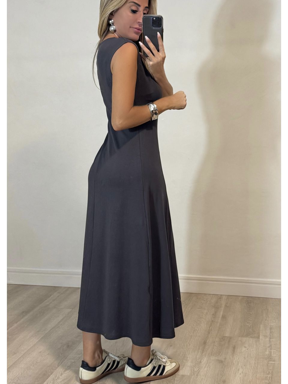 Vestido Malha Recortes
