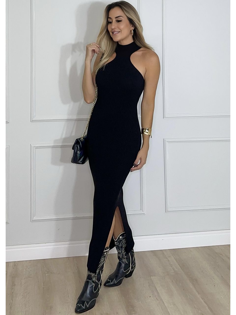 Vestido Tricot Amsterdã