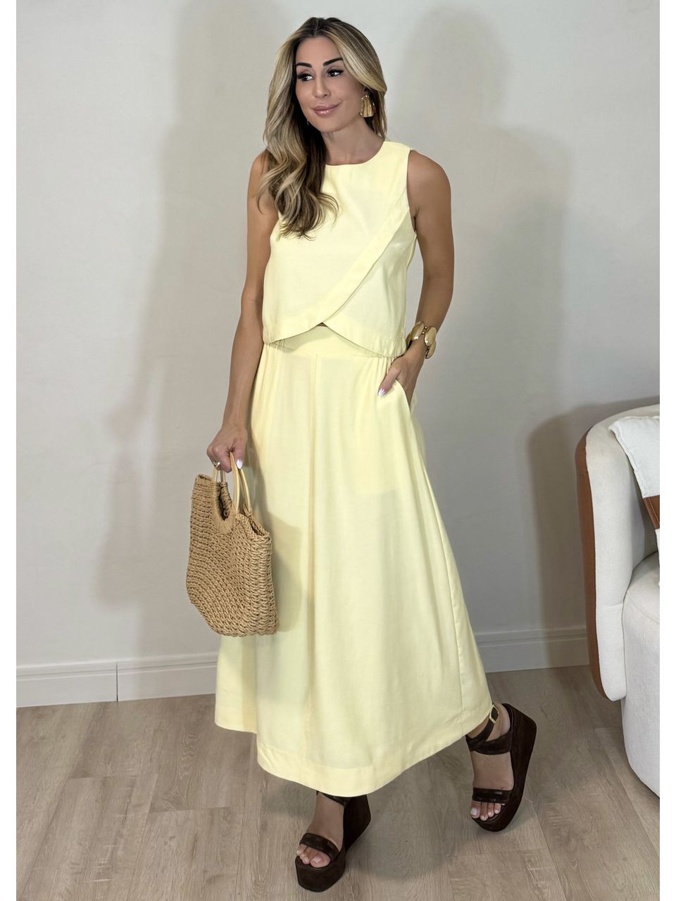 Conjunto Saia Ane - 3846 - MADONNA BASIC