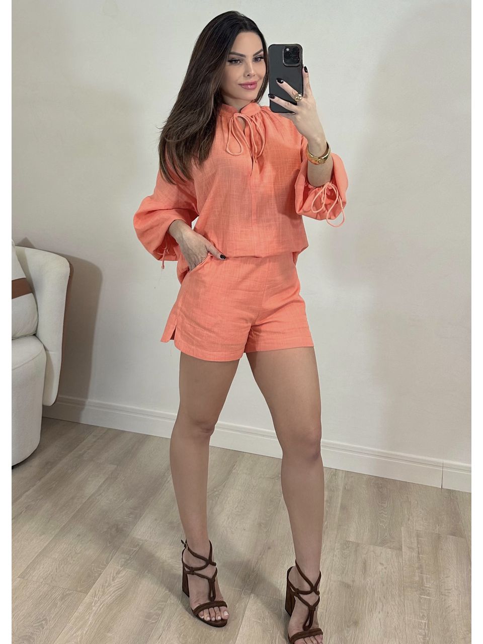 Conjunto Bata Linho