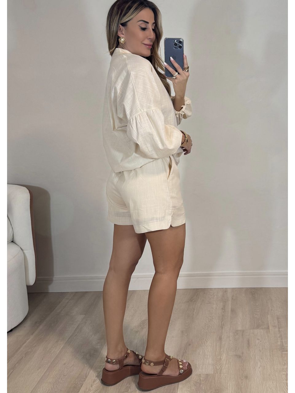 Conjunto Bata Linho