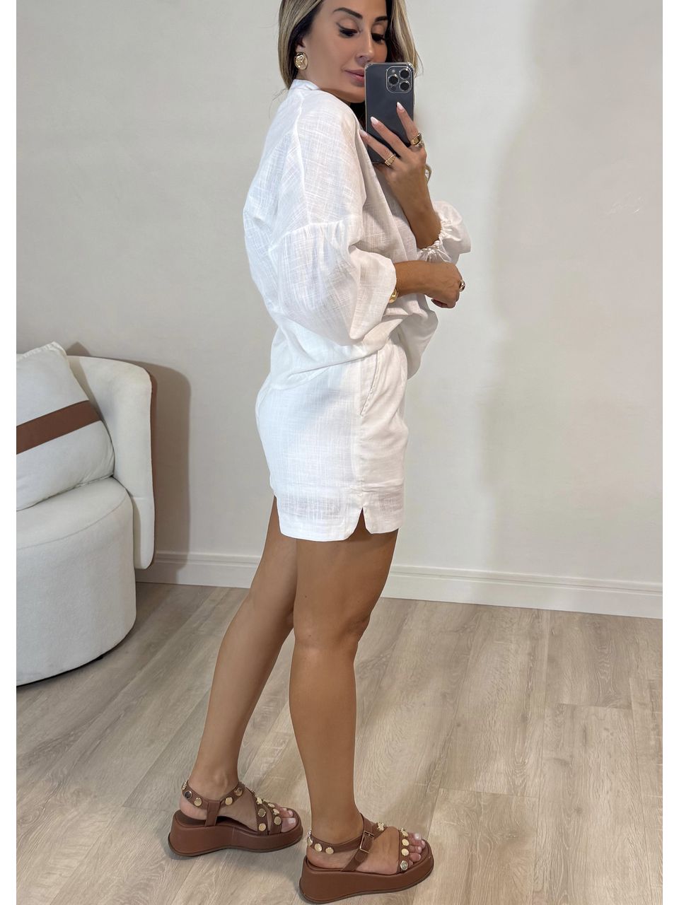 Conjunto Bata Linho