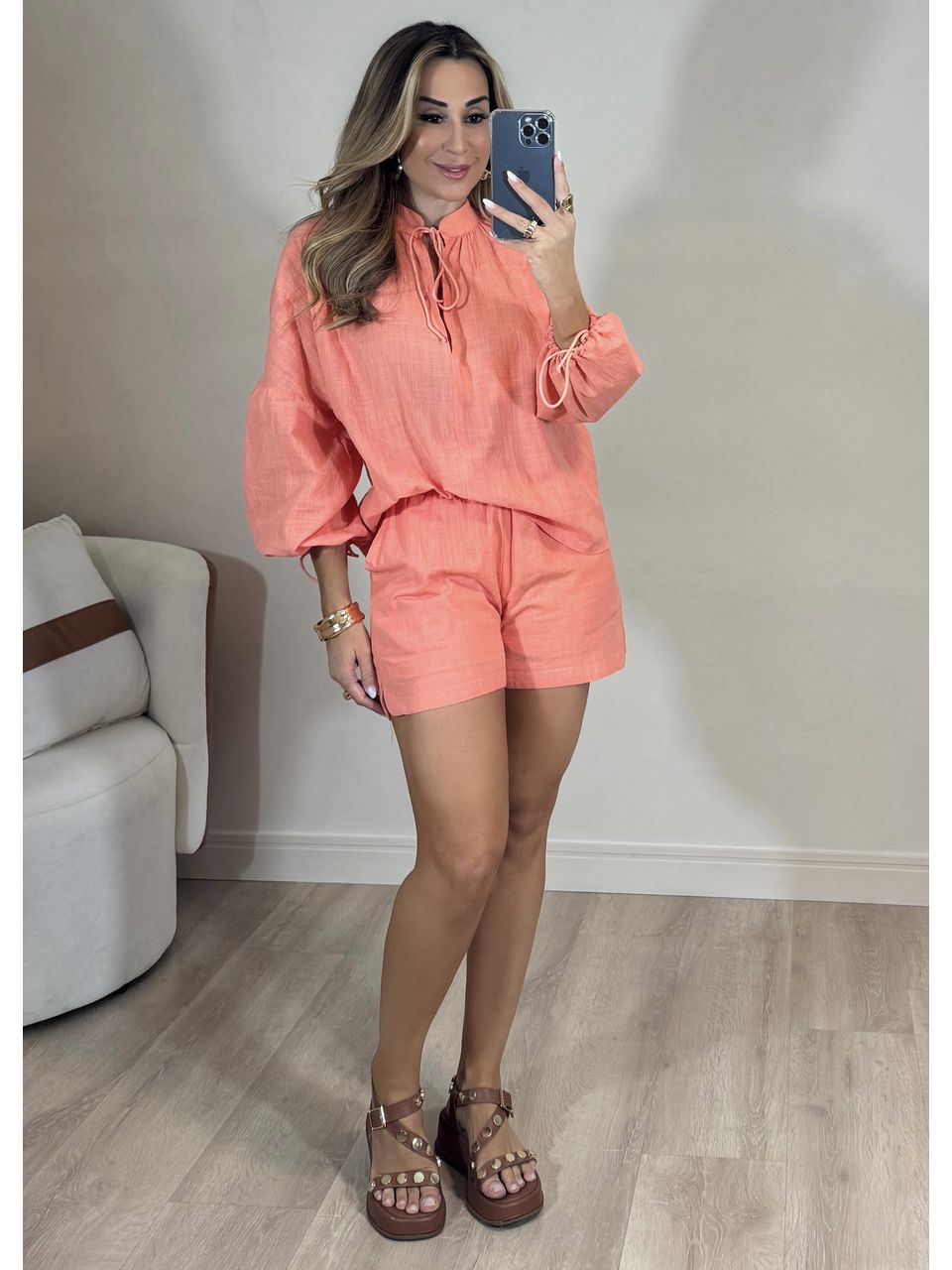 Conjunto Bata Linho