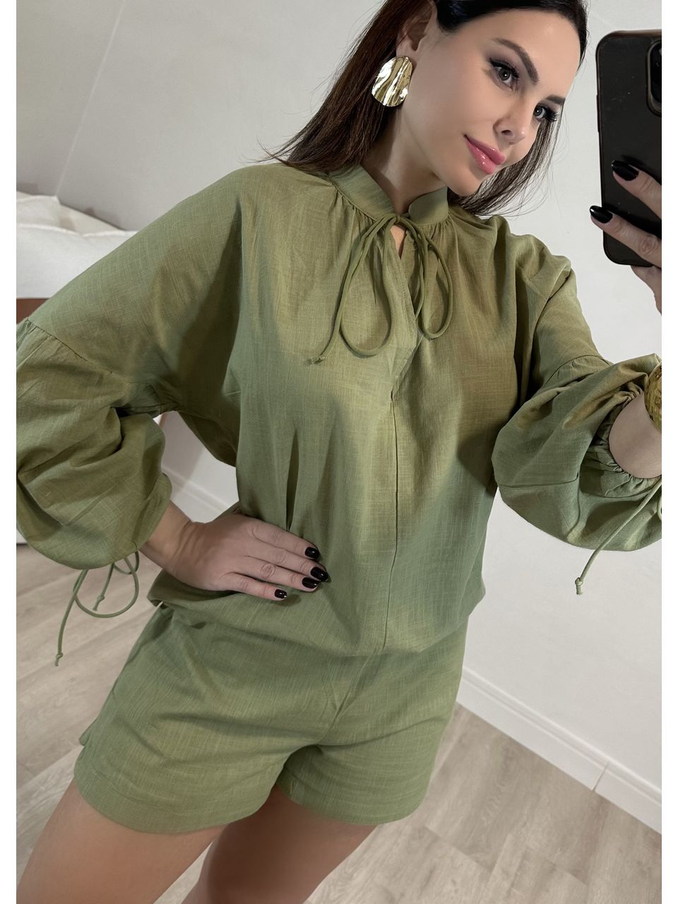Conjunto Bata Linho
