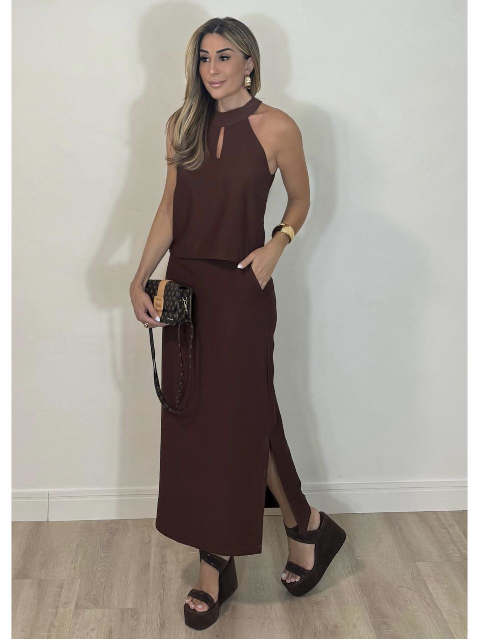 Conjunto Saia Betina - 3835 - MADONNA BASIC