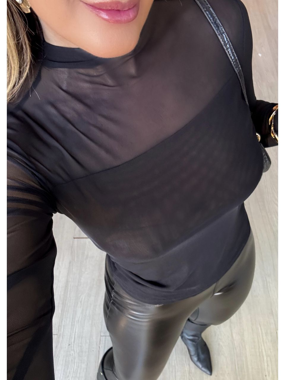 Blusa Tule Donata