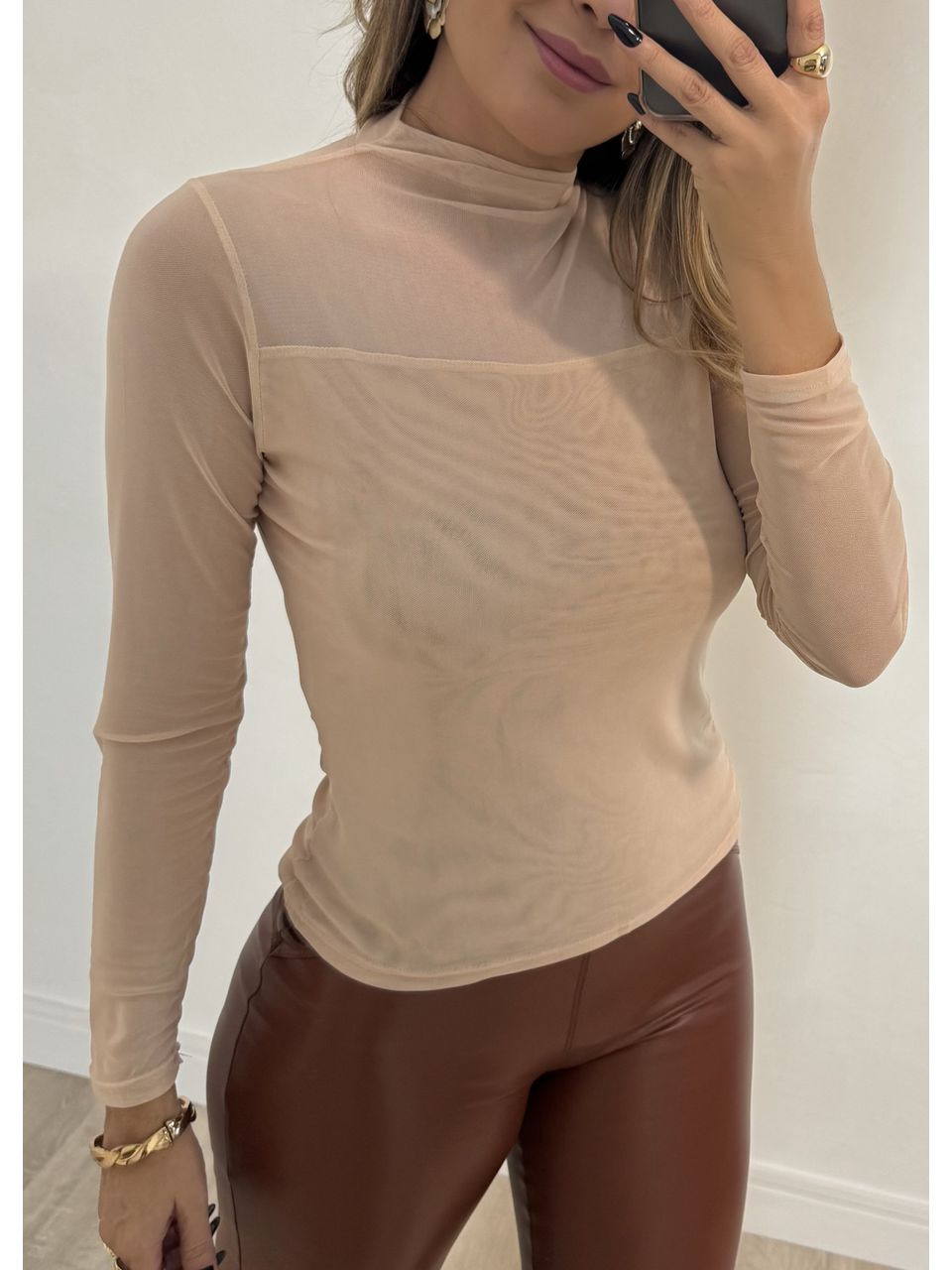 Blusa Tule Donata