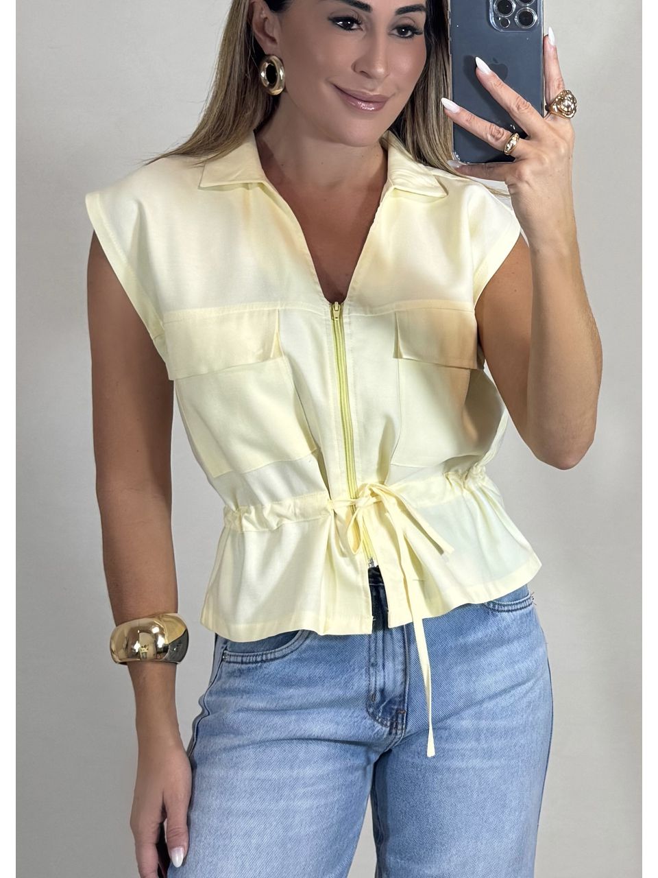 Blusa Colete Zoe - 3871 - MADONNA BASIC