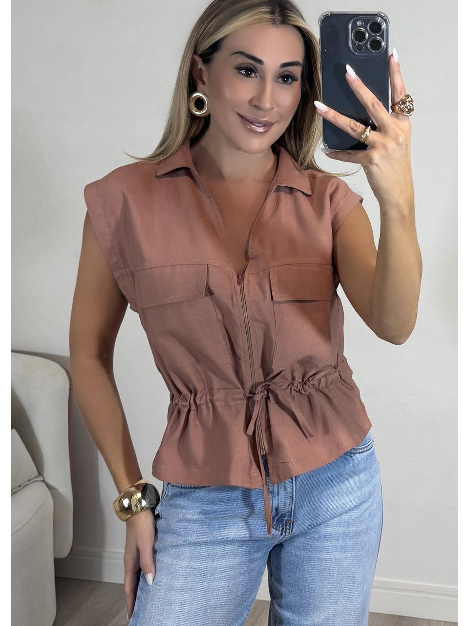 Blusa Colete Zoe - 3869 - MADONNA BASIC