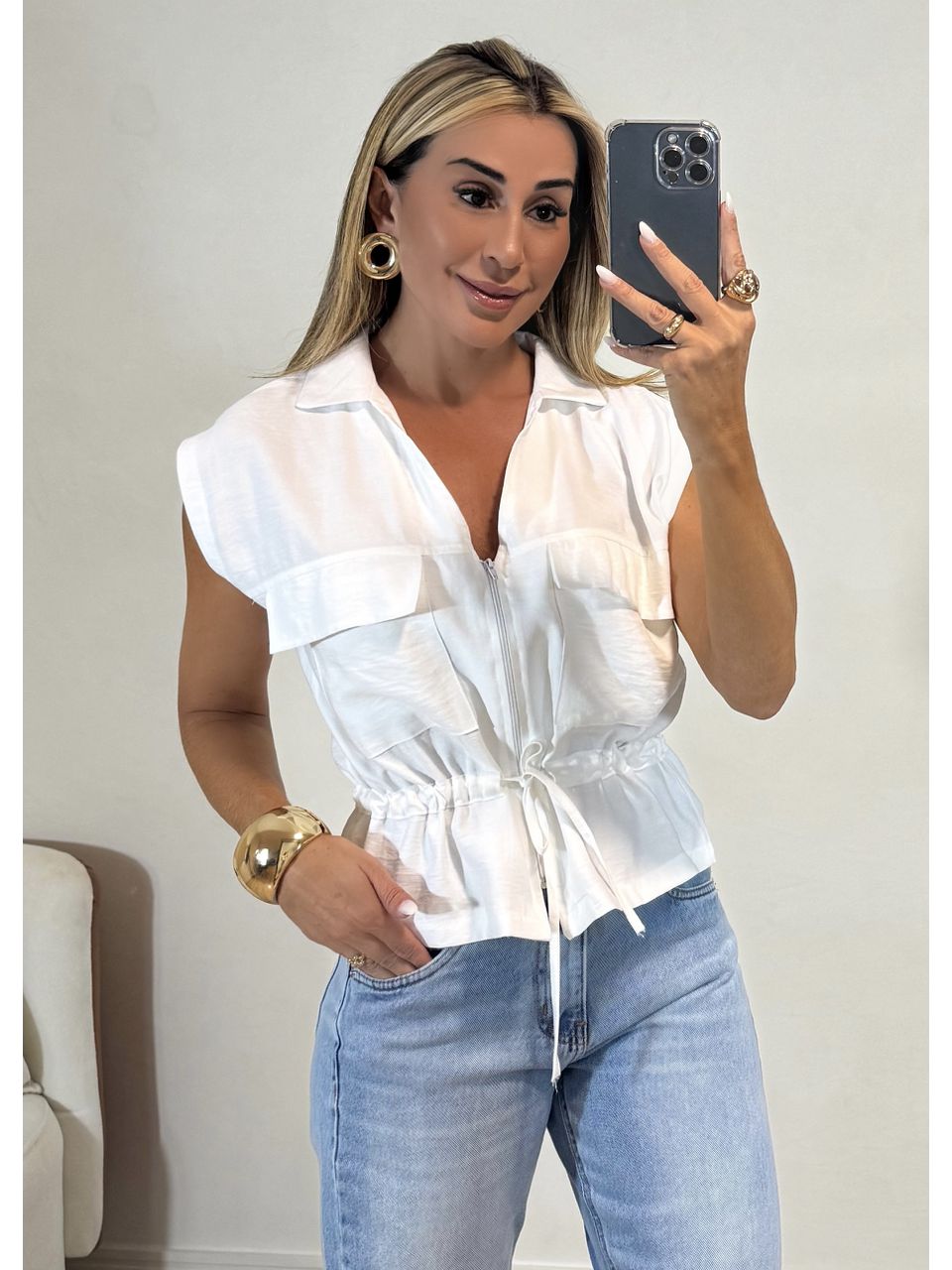 Blusa Colete Zoe - 3866 - MADONNA BASIC