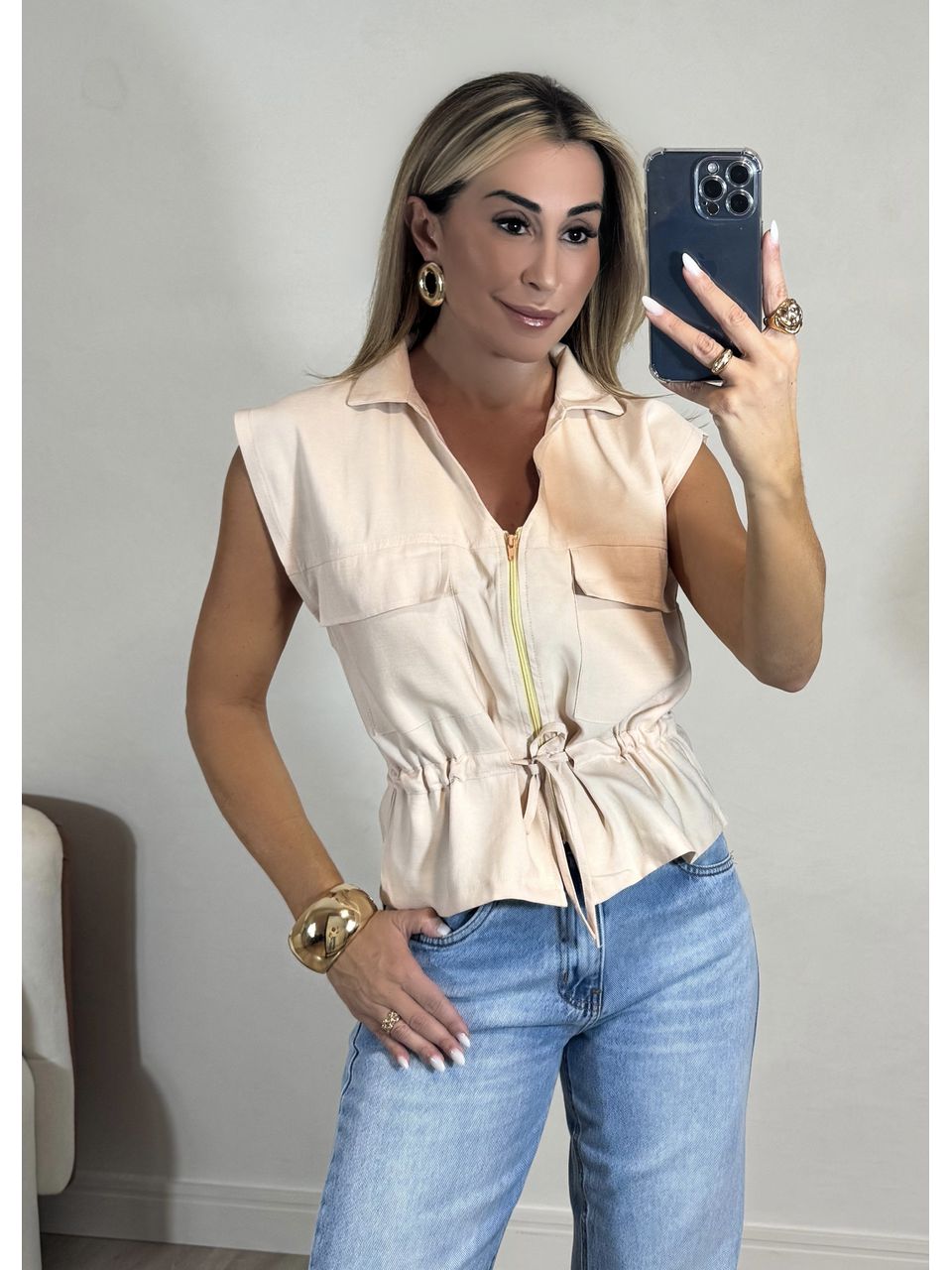 Blusa Colete Zoe - 3870 - MADONNA BASIC