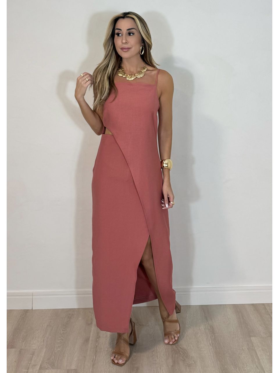 Vestido recortes Karen - 3897 - MADONNA BASIC