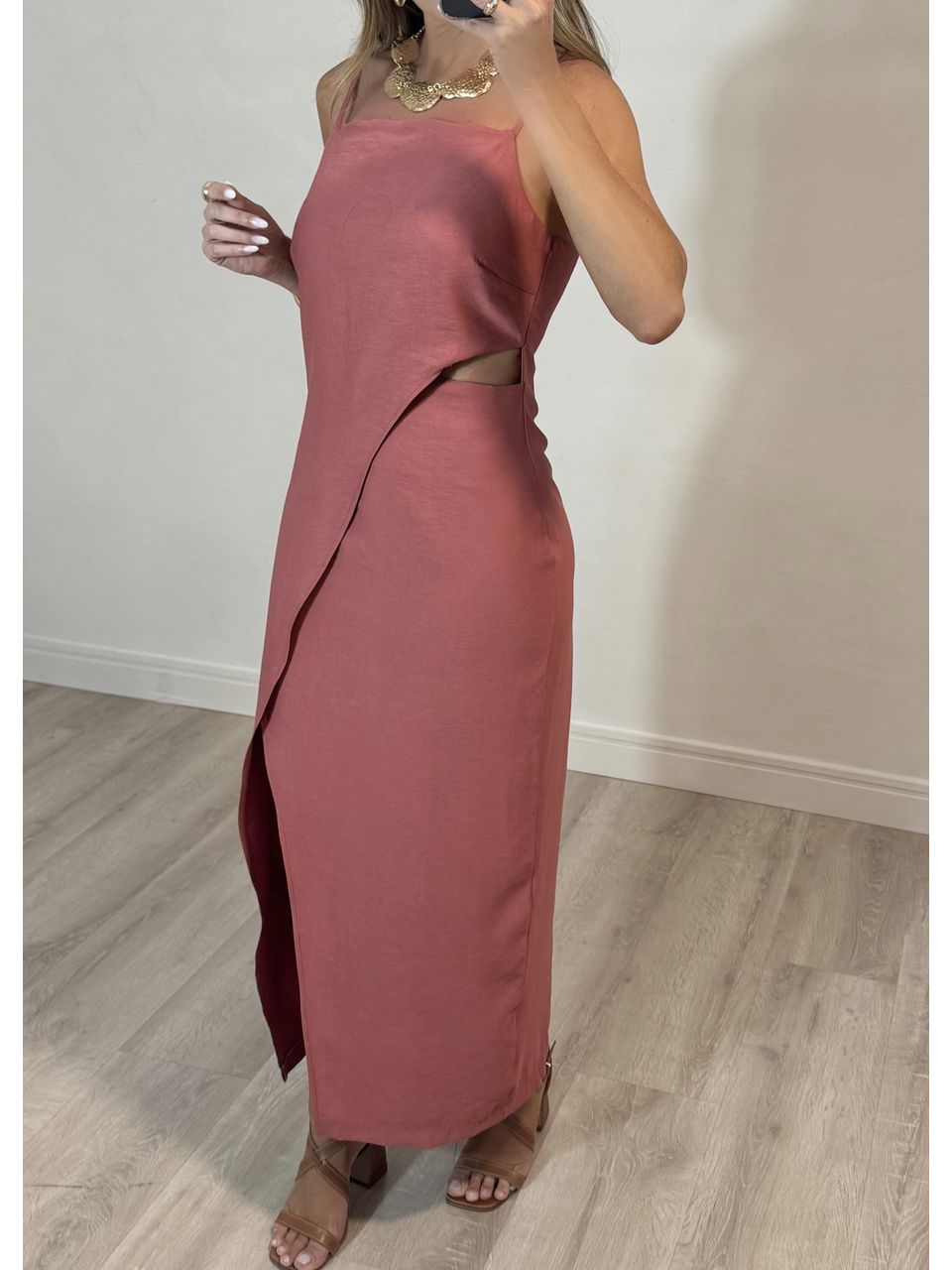 Vestido recortes Karen 