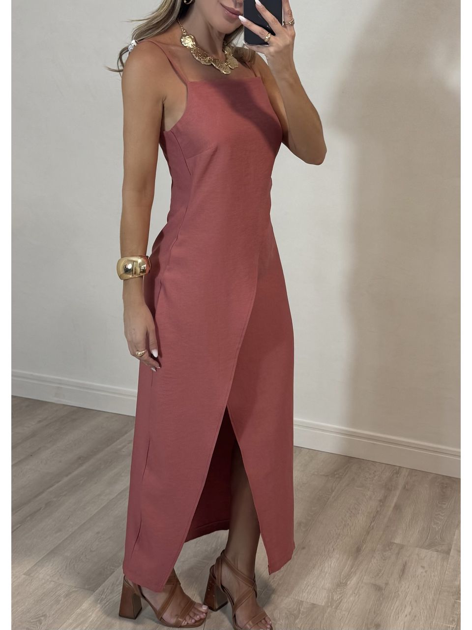 Vestido recortes Karen 