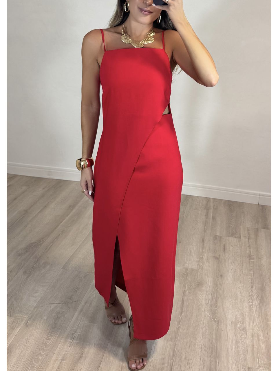 Vestido recortes Karen 