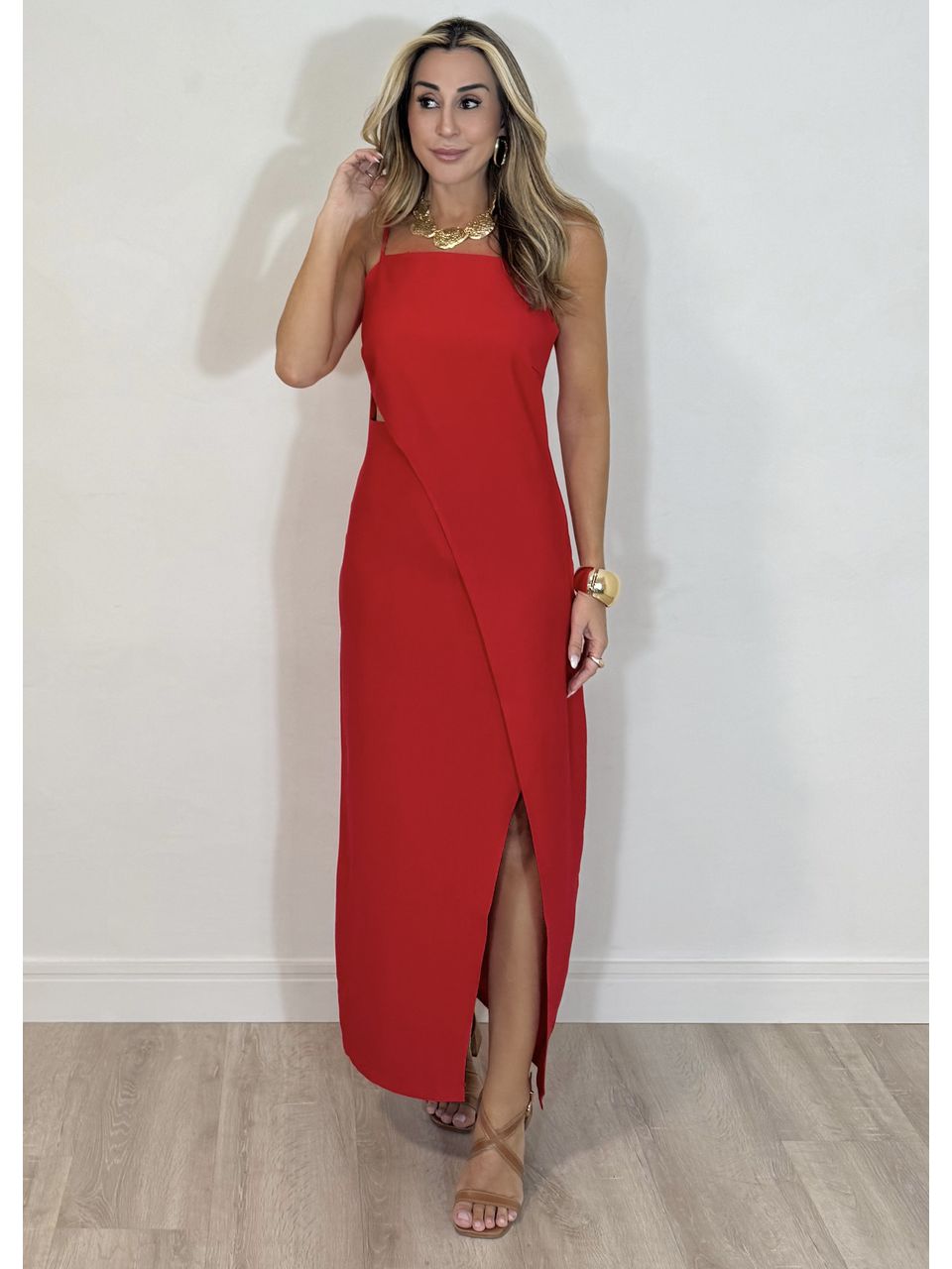 Vestido recortes Karen 