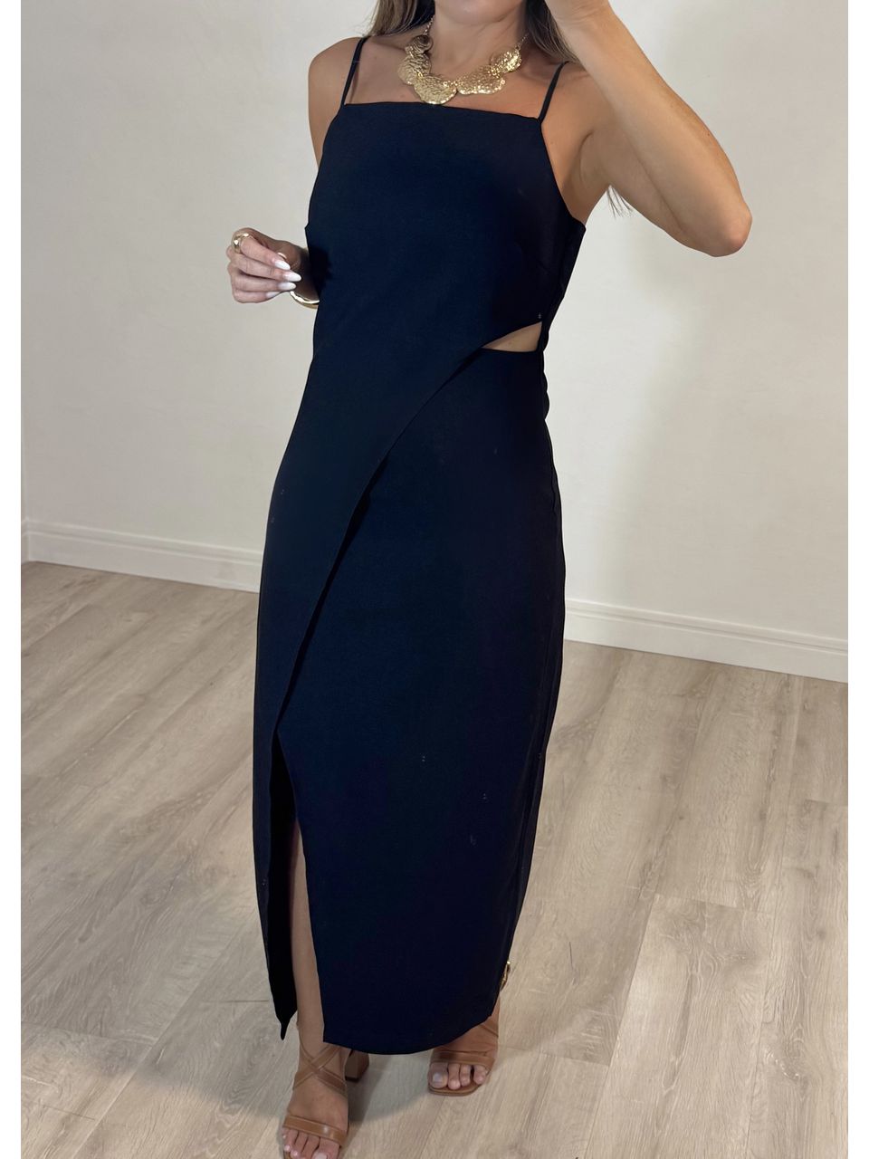 Vestido recortes Karen 