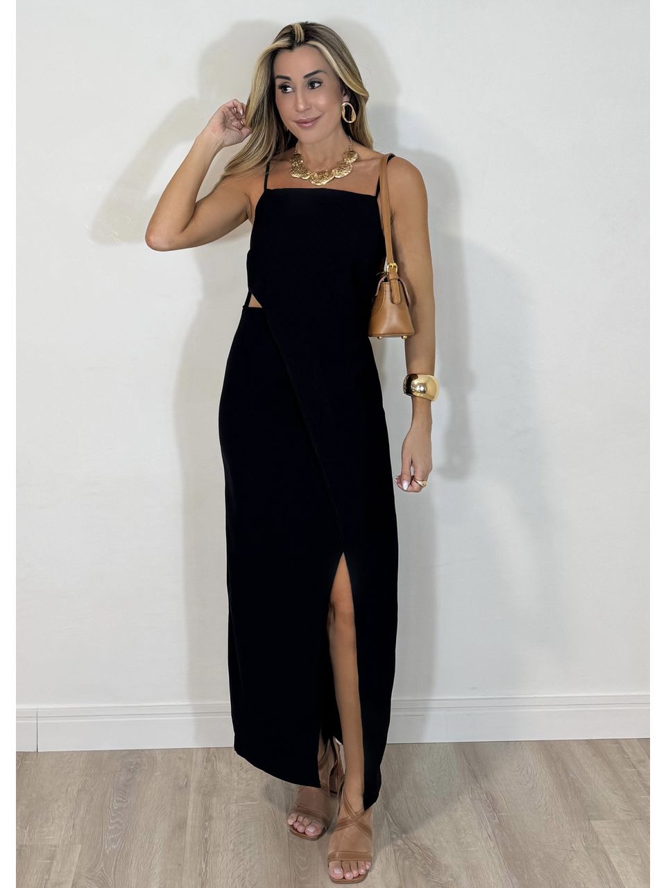 Vestido recortes Karen 