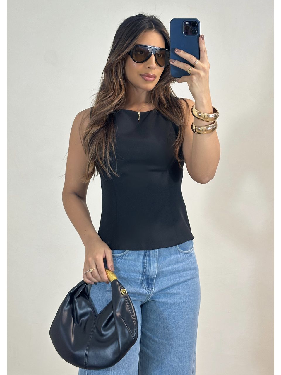 Blusa Alfaiataria Com Laço