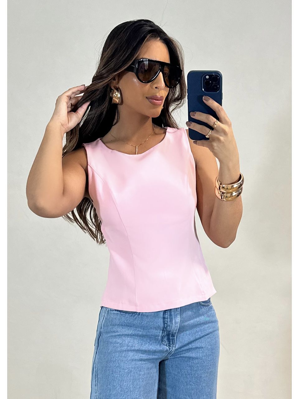 Blusa Alfaiataria Com Laço - 5179 - MADONNA BASIC