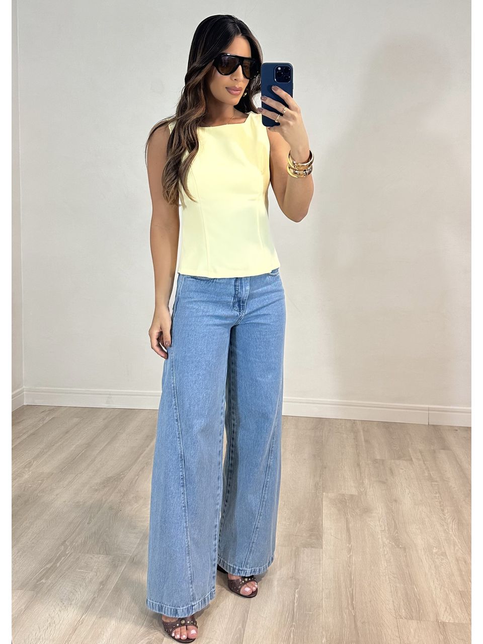 Blusa Alfaiataria Com Laço
