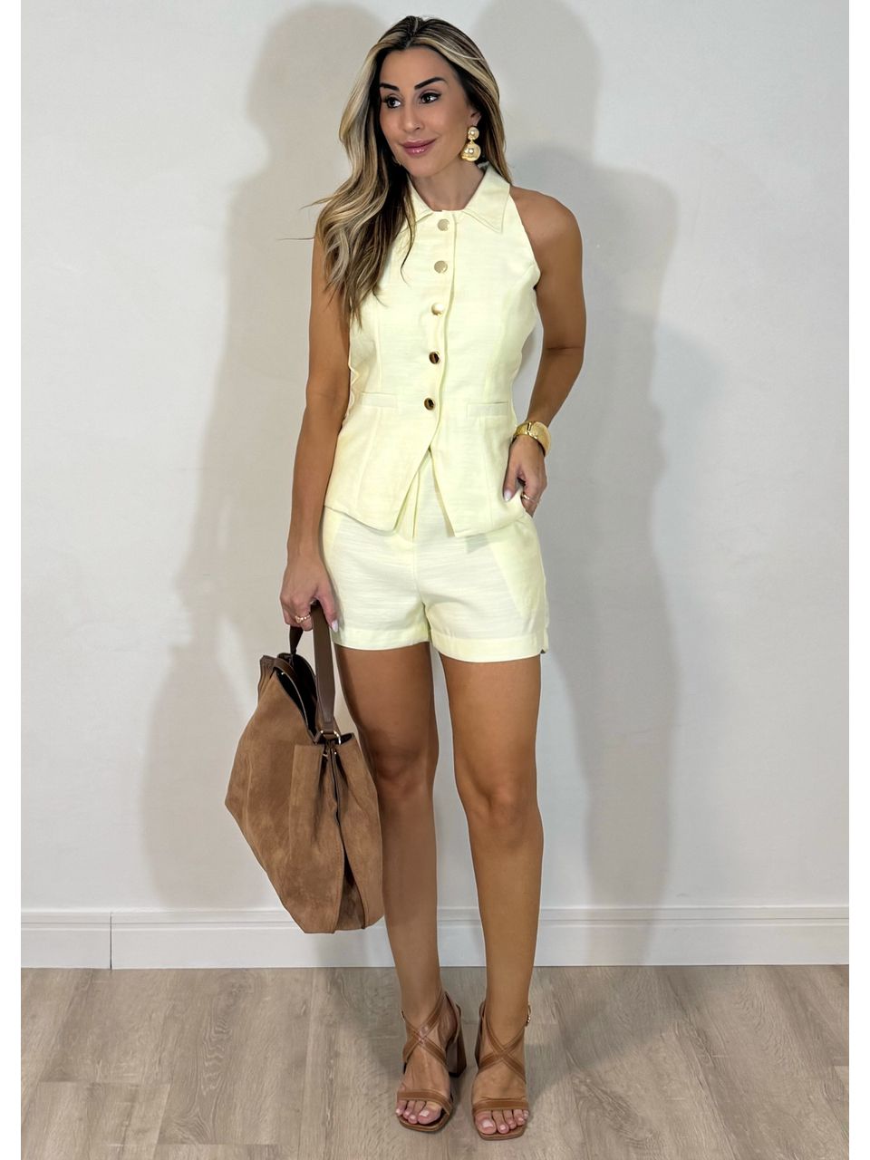 Conjunto Short Lívia - 3746 - MADONNA BASIC