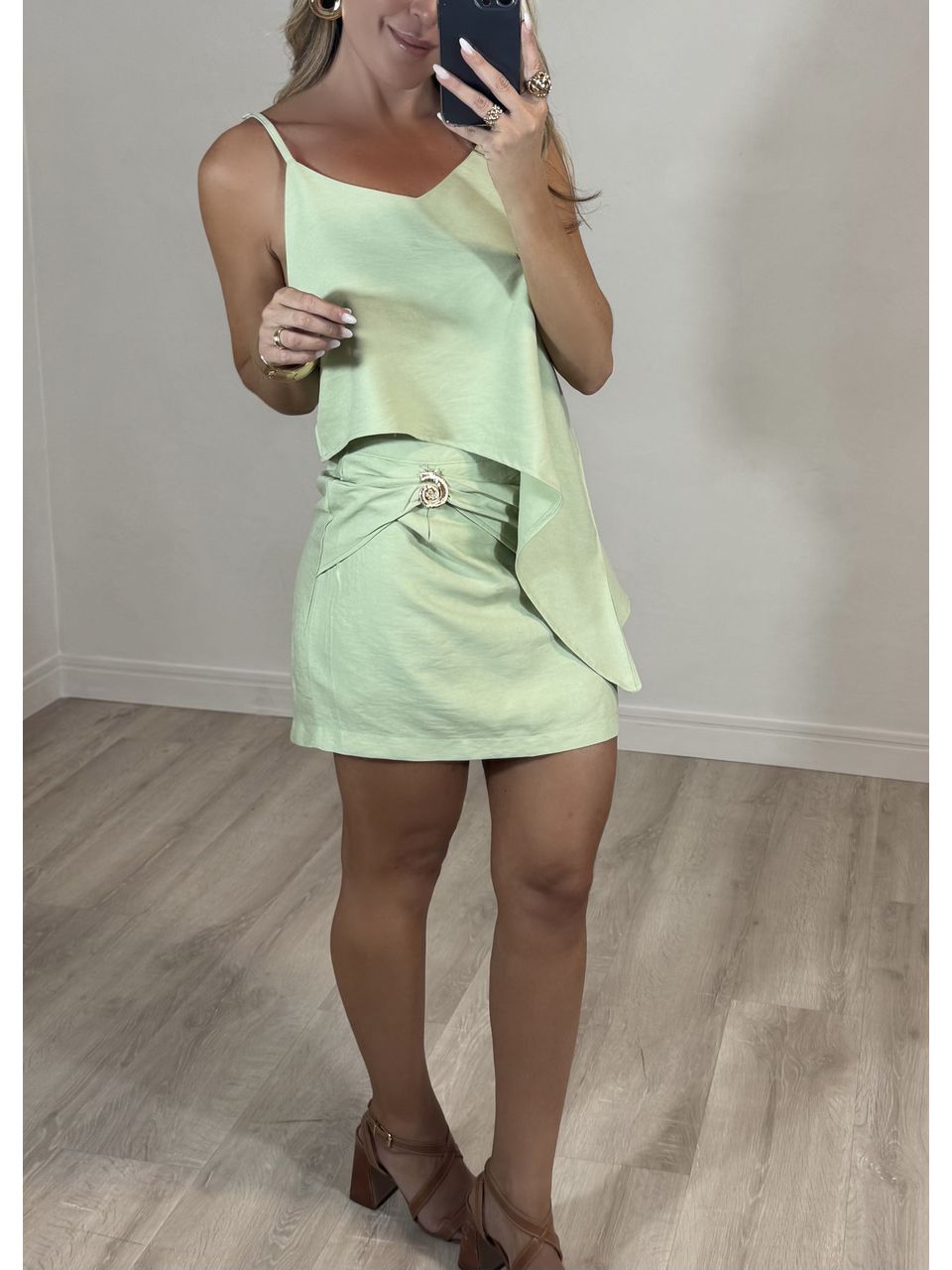 Conjunto Short Saia Luana 