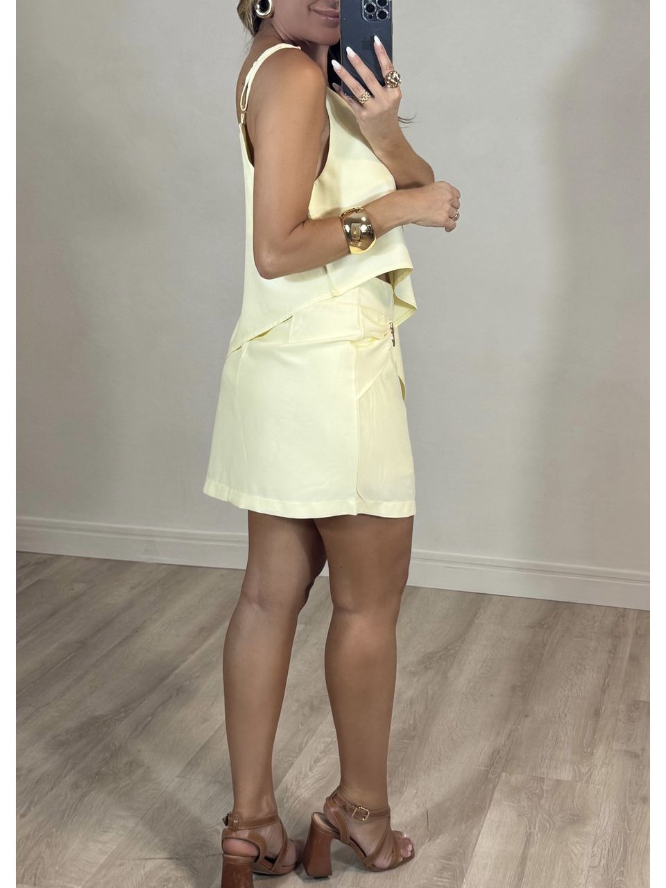 Conjunto Short Saia Luana