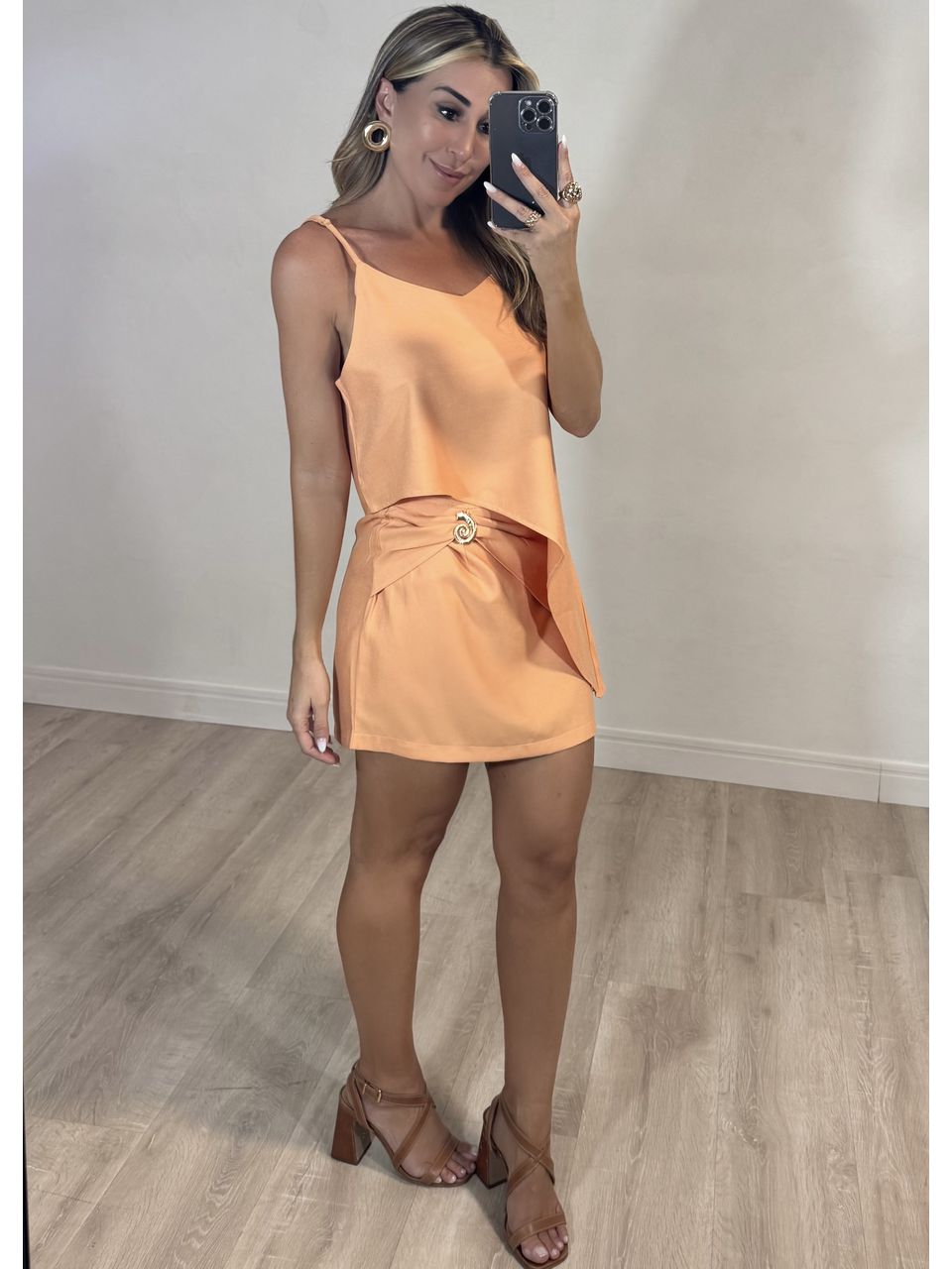 Conjunto Short Saia Luana