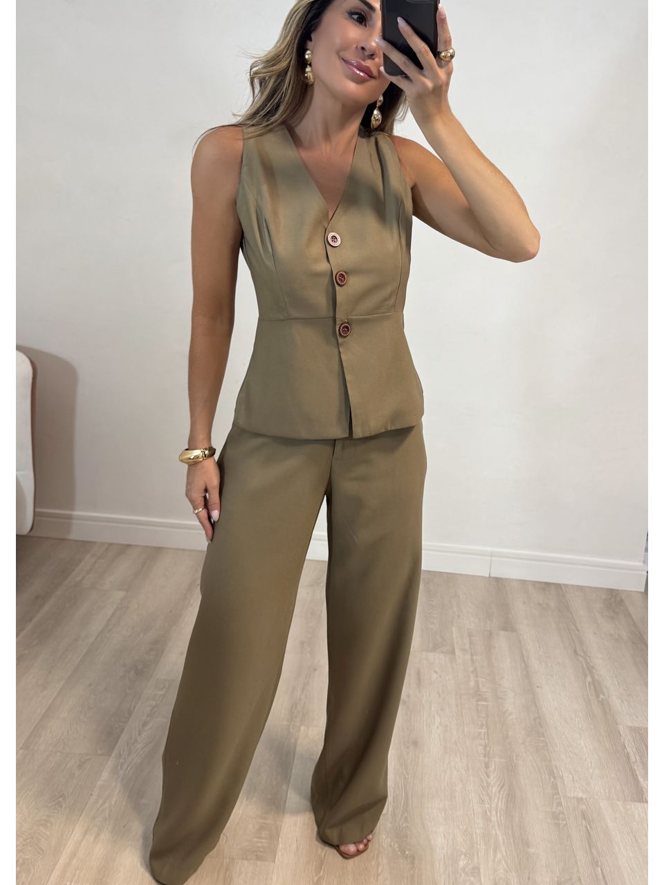 Conjunto Colete Milão