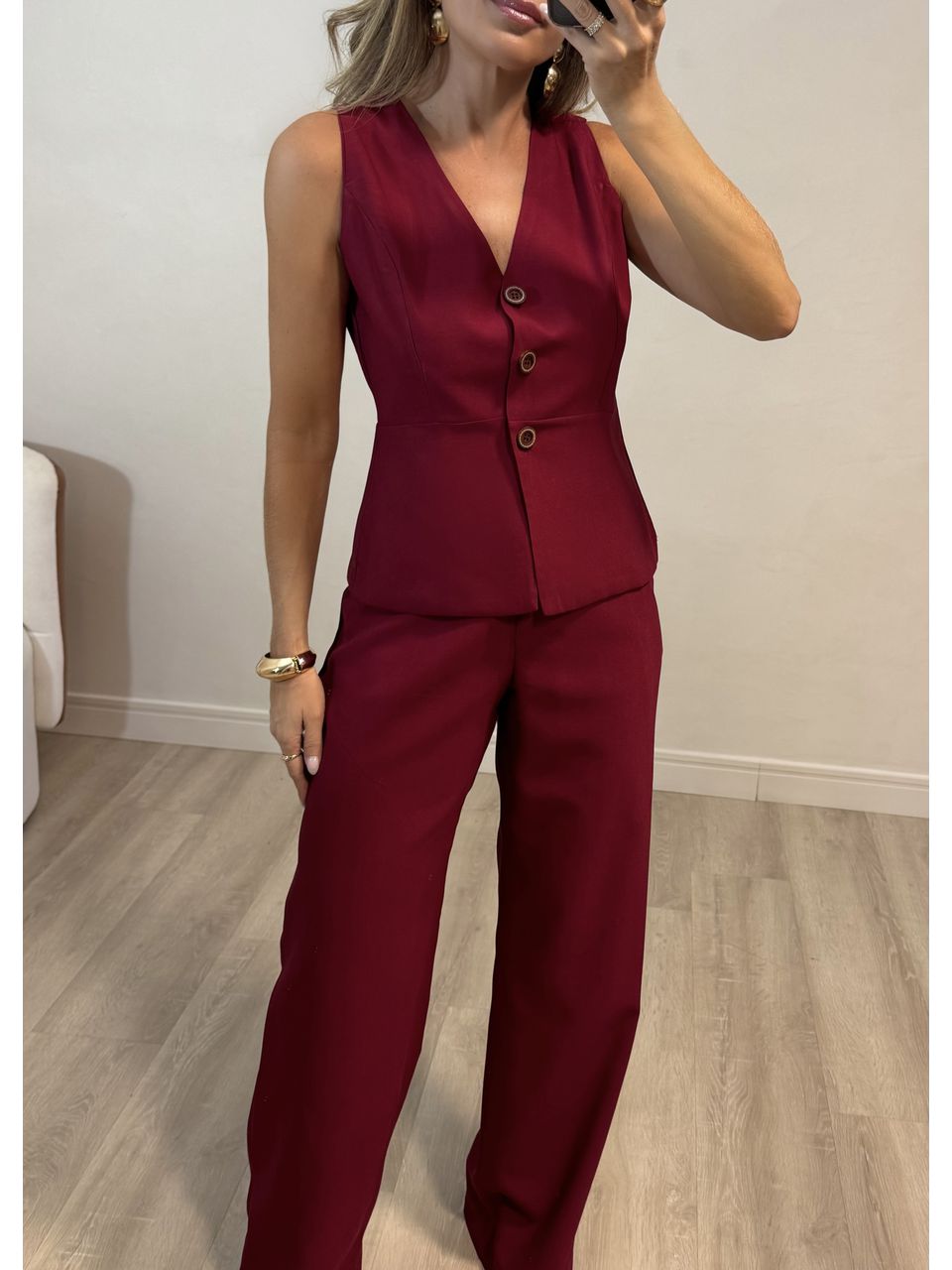 Conjunto Colete Milão 