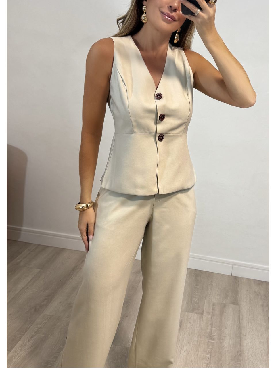 Conjunto Colete Milão