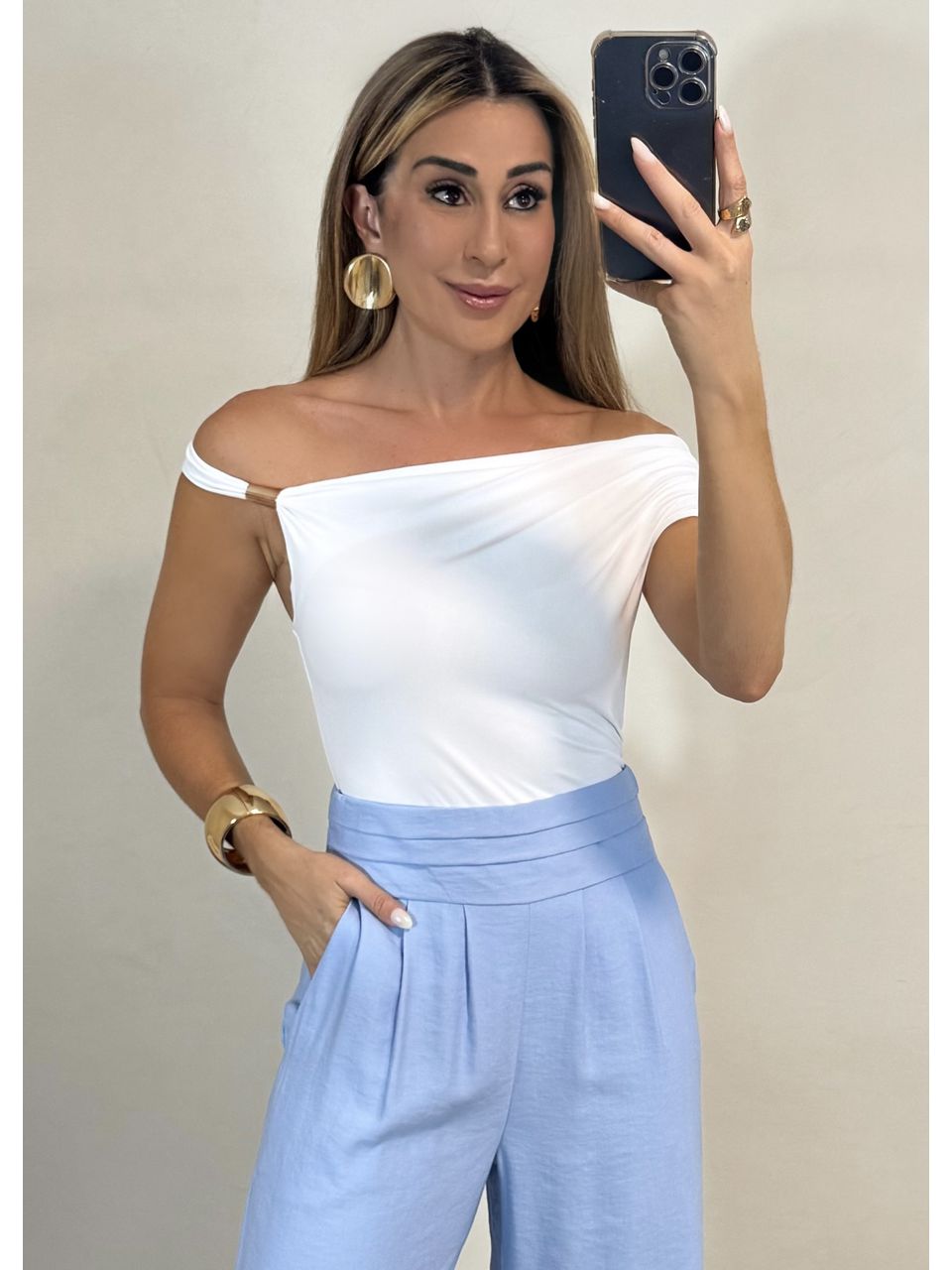 Blusa Poliamida Thaís - 3969 - MADONNA BASIC