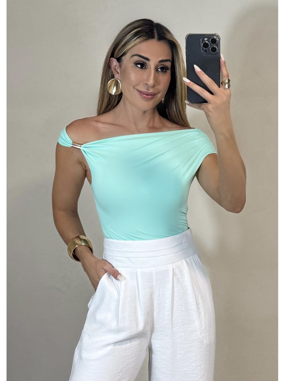 Blusa Poliamida Thaís - 3972 - MADONNA BASIC