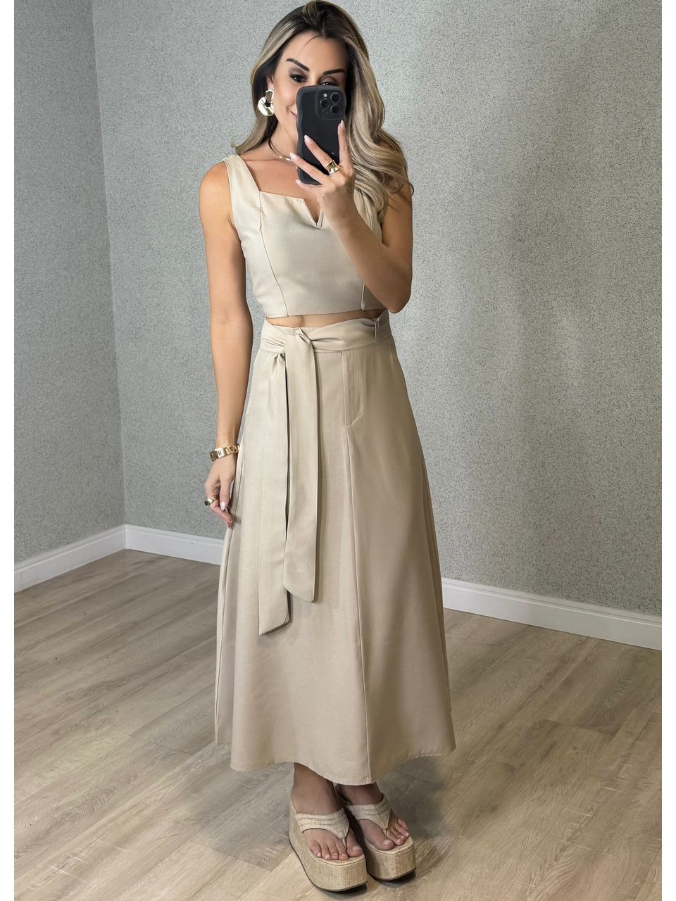 Conjunto Saia Azaléia - 2770 - MADONNA BASIC