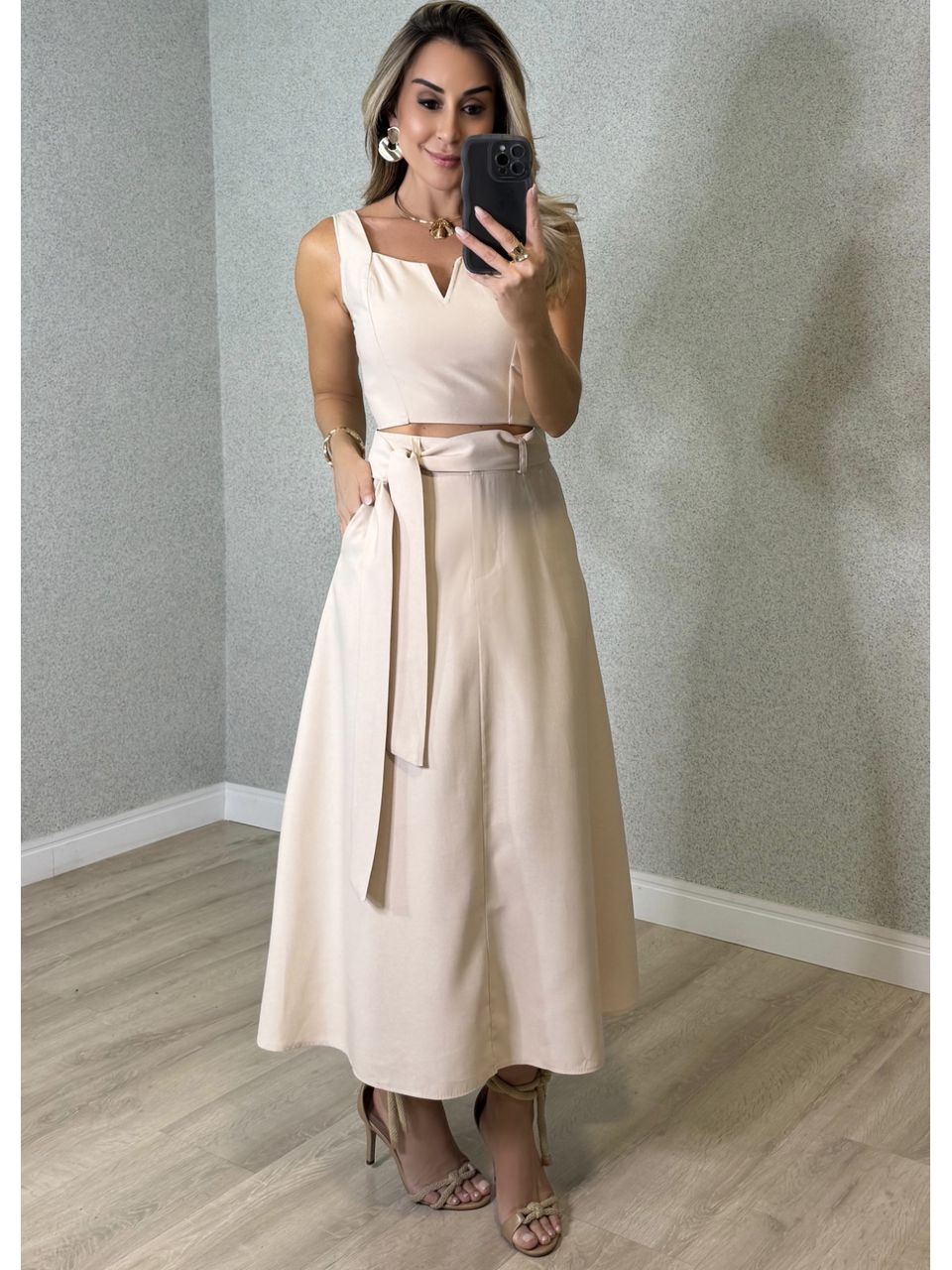  Conjunto Saia Azaléia - 2768 - MADONNA BASIC