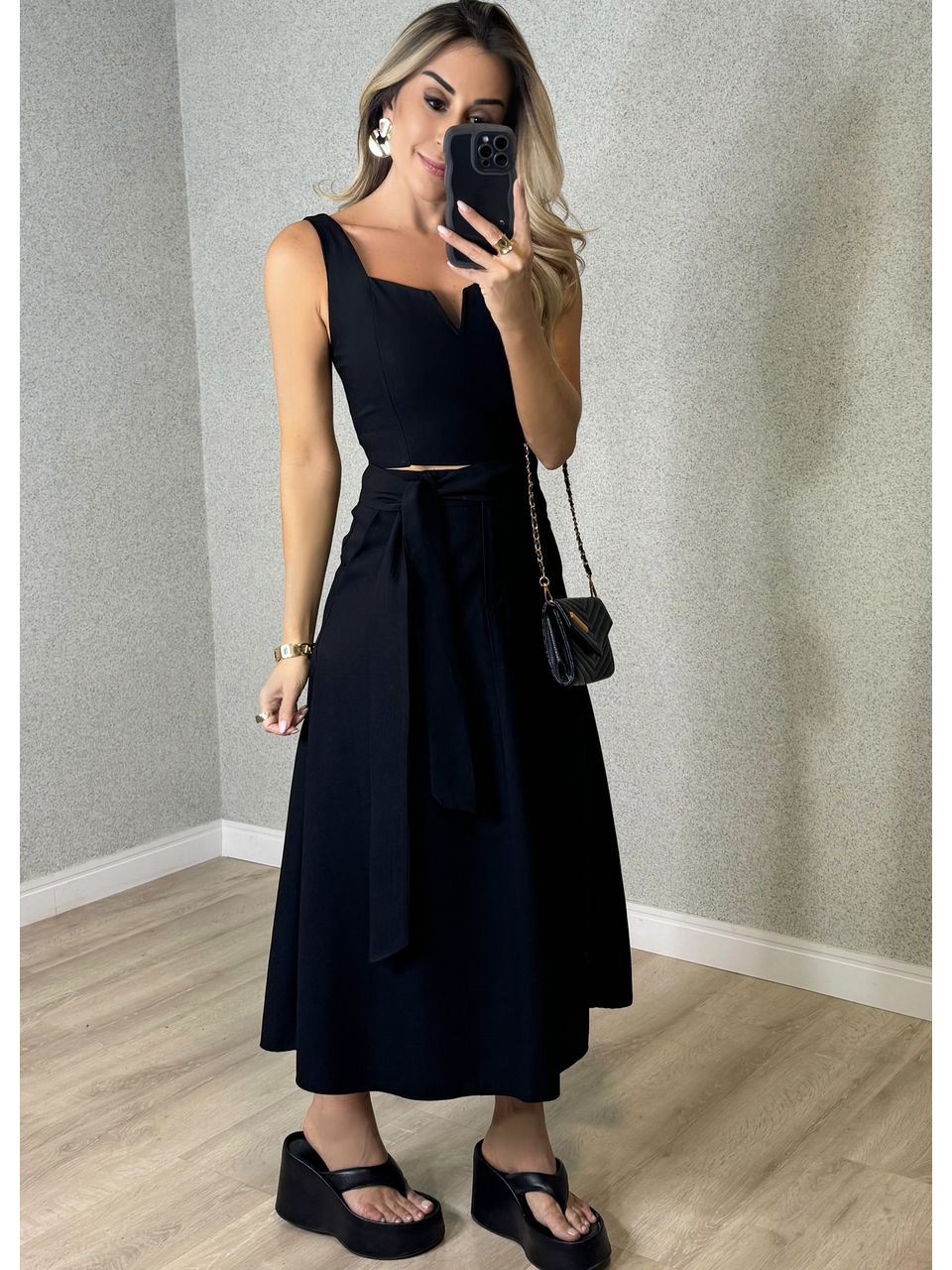 Conjunto Saia Azaléia - 2769 - MADONNA BASIC