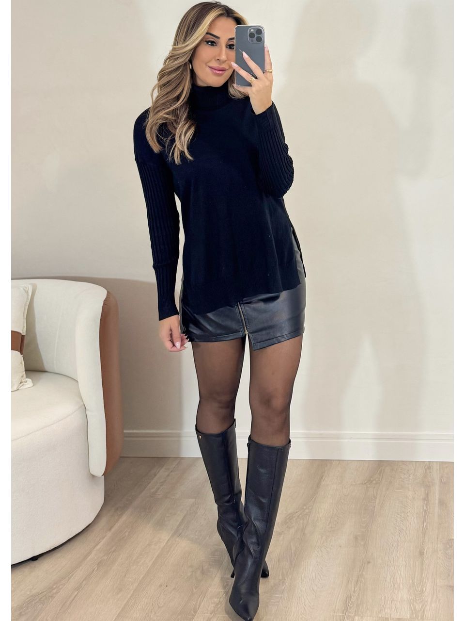Blusão Modal Bianca - 2418 - MADONNA BASIC