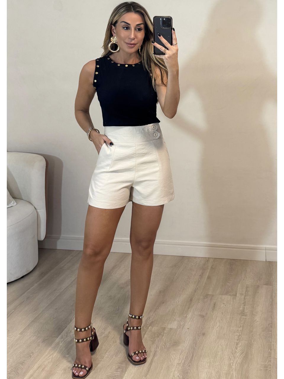 Short cós duplo Camila - 3341 - MADONNA BASIC