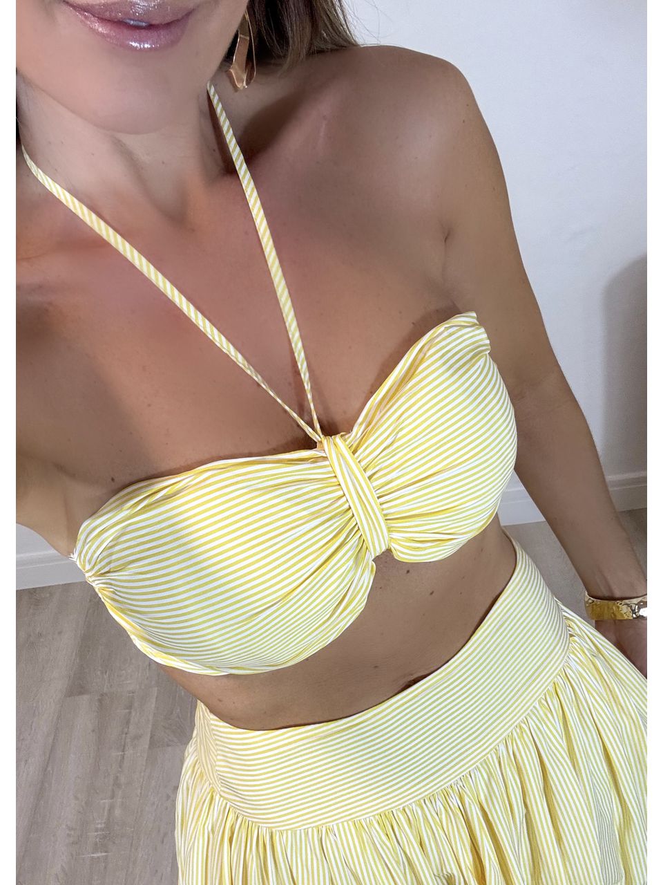 Conjunto Tricoline Santorine 