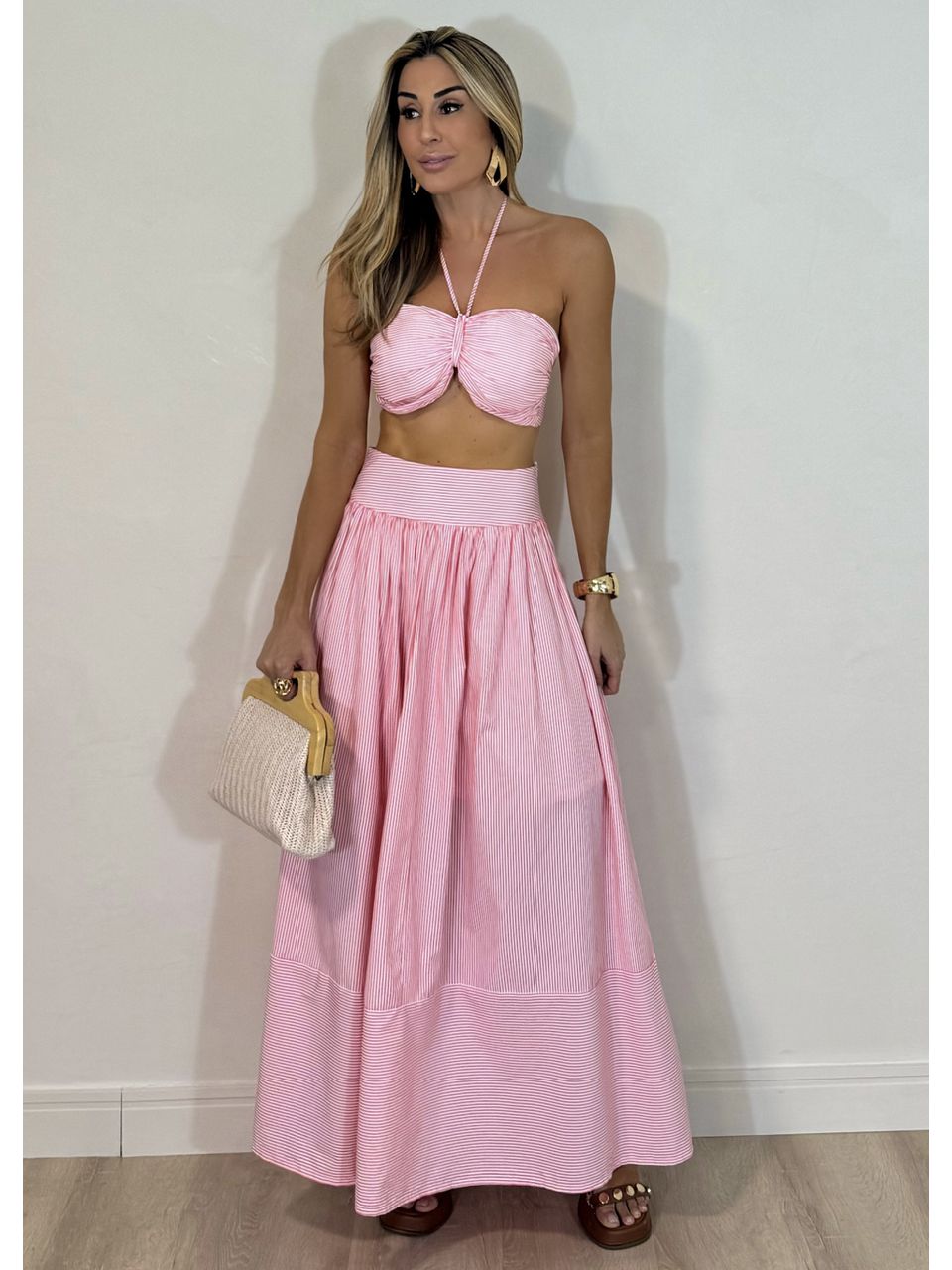 Conjunto Tricoline Santorine - 3766 - MADONNA BASIC