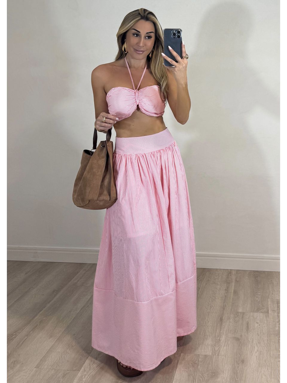 Conjunto Tricoline Santorine 