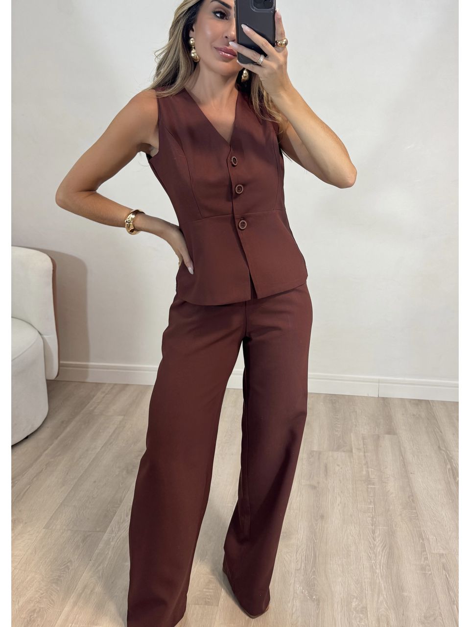 Conjunto Colete Milão 