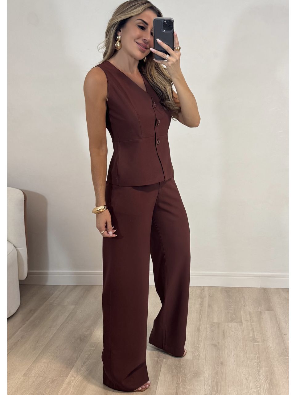 Conjunto Colete Milão 
