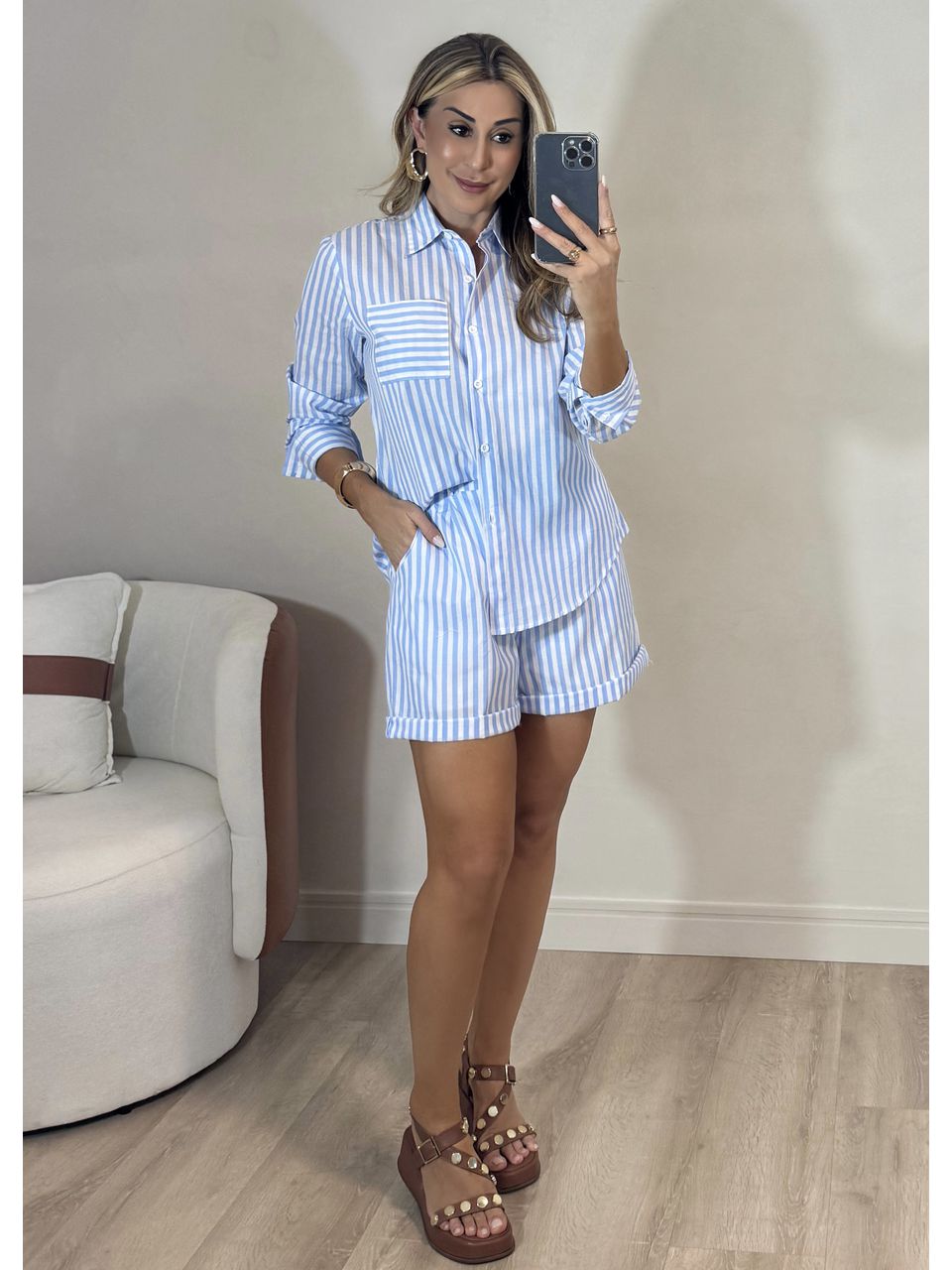 Conjunto Bermuda Aurora 