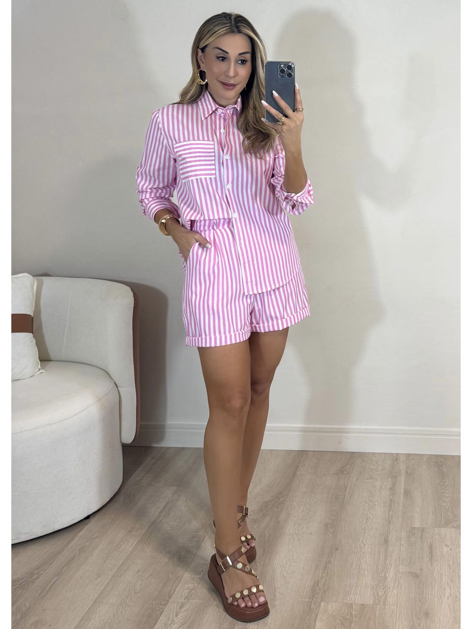 Conjunto Bermuda Aurora 